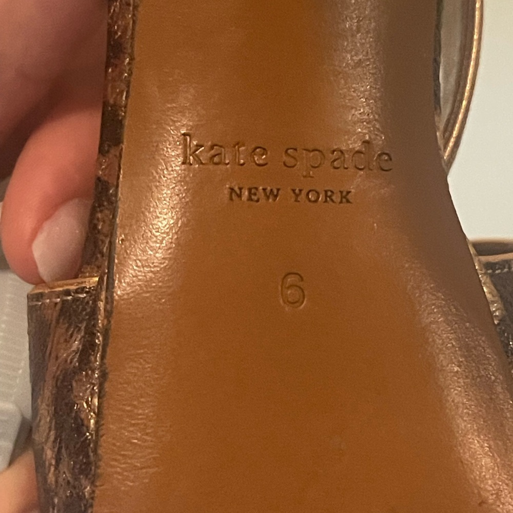 ❤️‍🔥SOLD❤️‍🔥♠️ Kate spade Perry Leopard Print Platform Heels - Picture 6 of 6